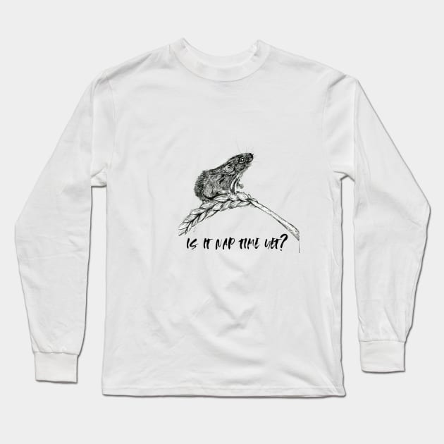 naptime Long Sleeve T-Shirt by The Art Aroma